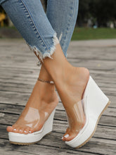 Chaussures compensées Living Large en similicuir